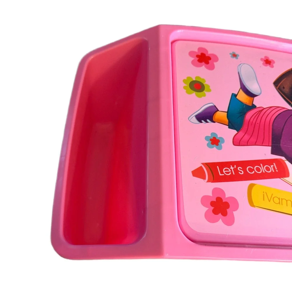 Nickelodeon Dora the Explorer Pink Kids Activity Lap‎ Desk Portable Storage Tray